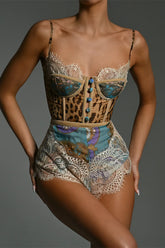 Antarey Baroque lace Bodysuit
