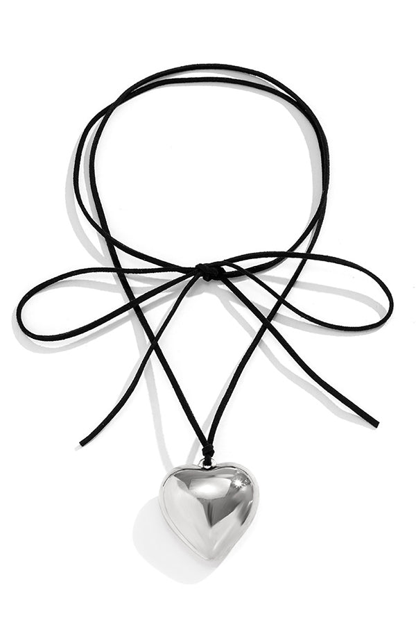 Adjustable Simple Alloy Love Pendant