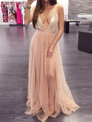 Backless High Slit Pleated Dress Party