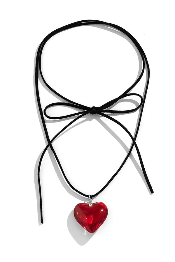 Adjustable Simple Alloy Love Pendant